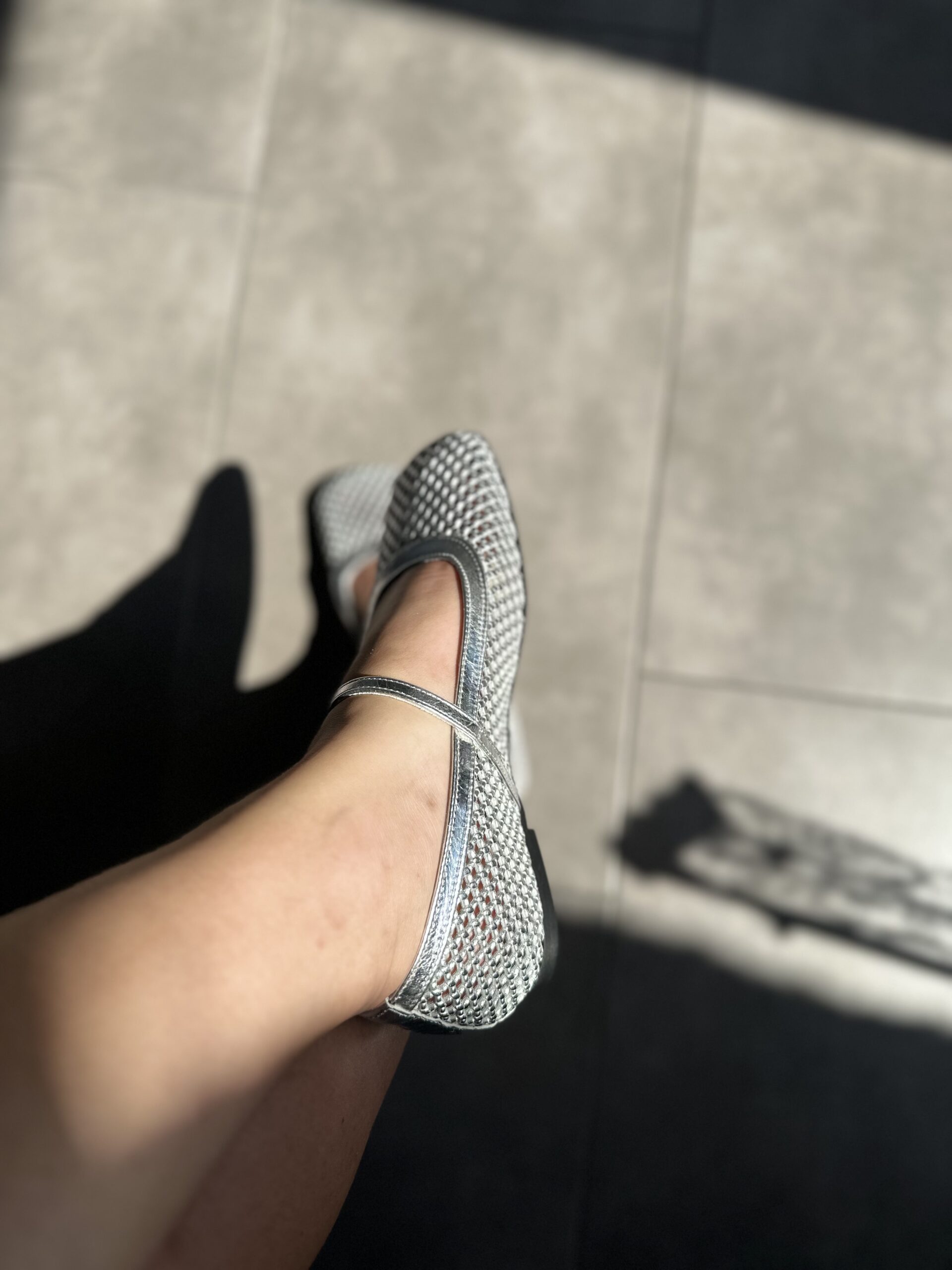 Amelia Ballerina Laminata Argento PoeVe - immagine 4