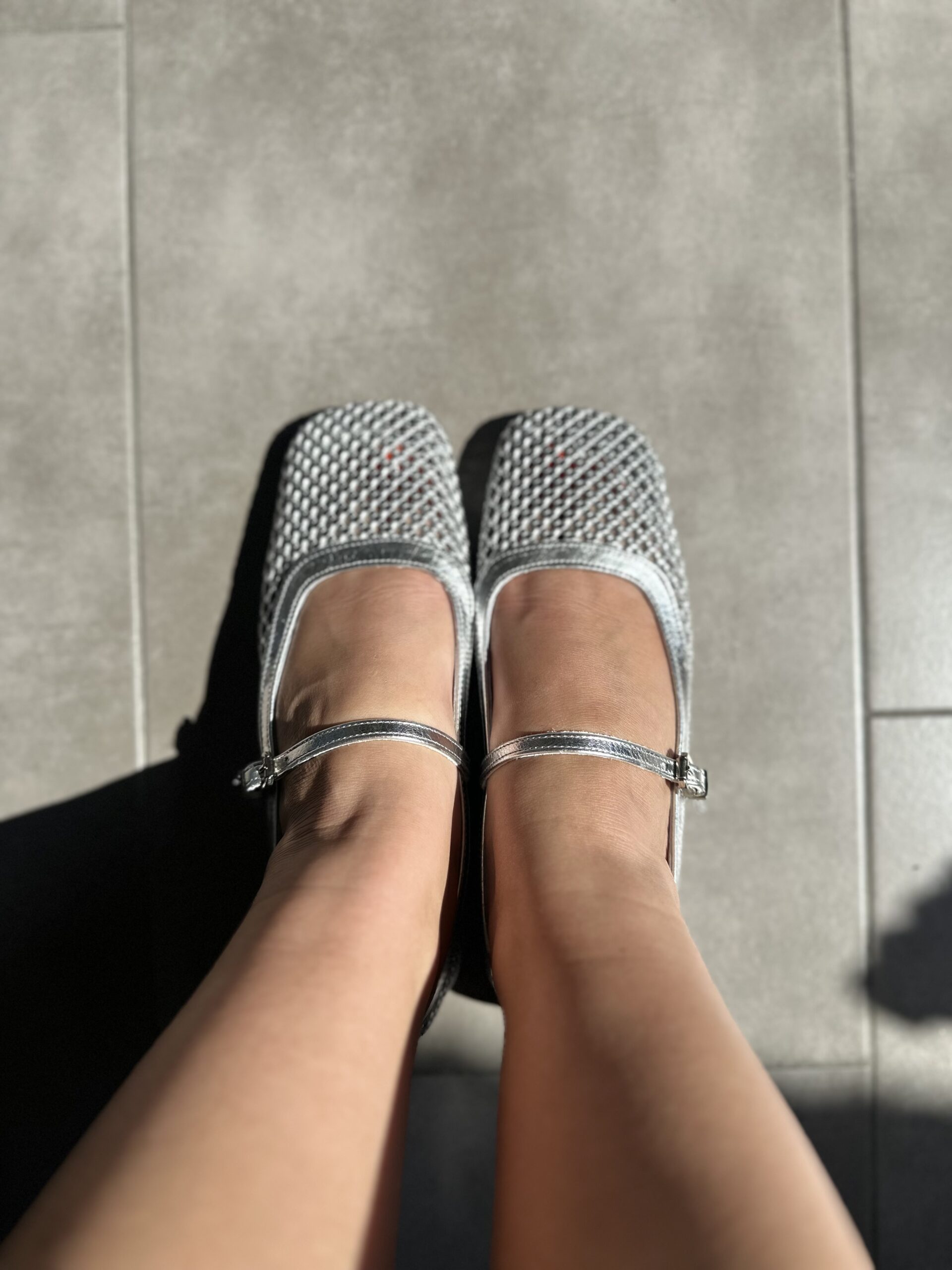 Amelia Ballerina Laminata Argento PoeVe - immagine 5