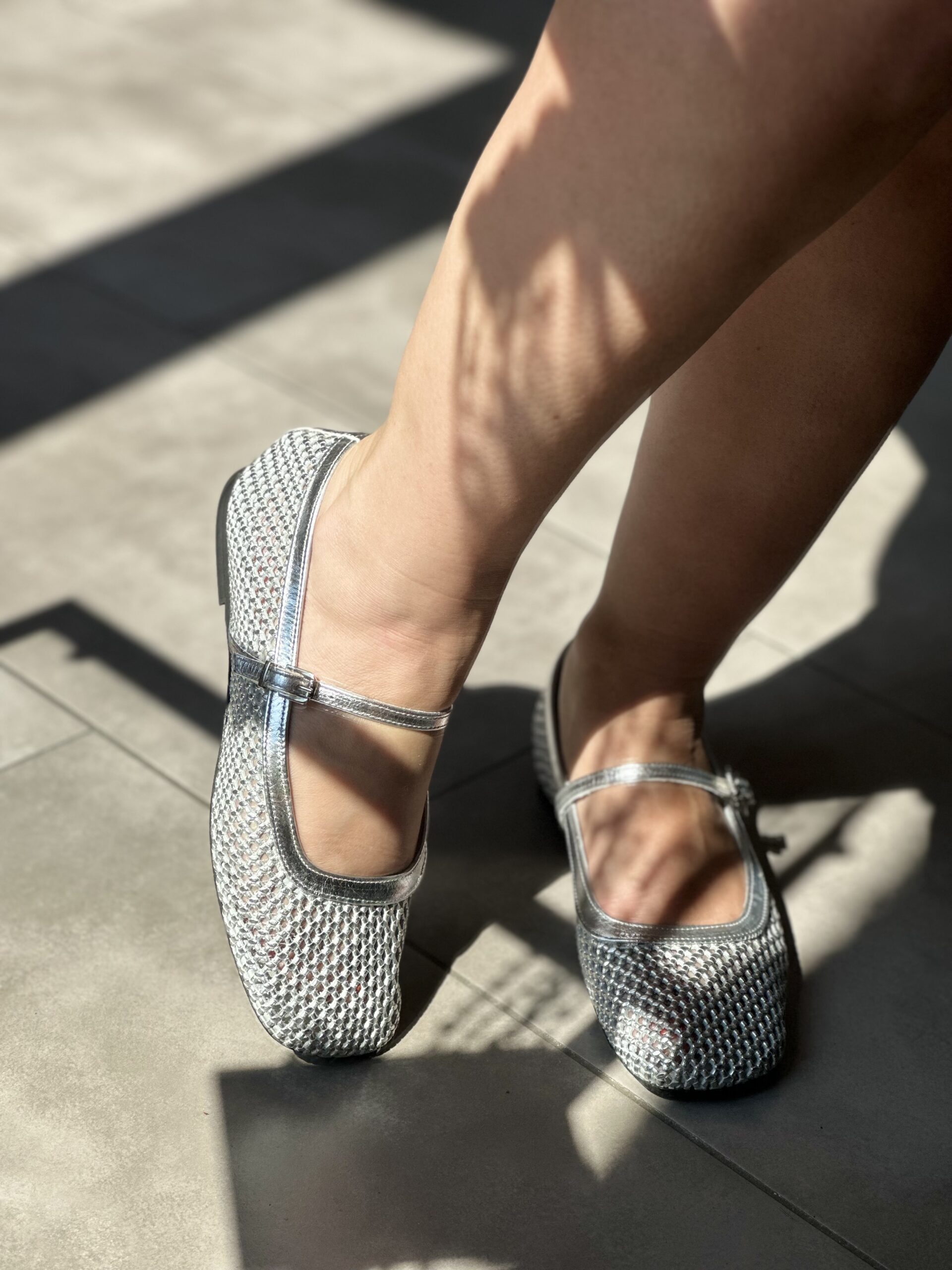 Amelia Ballerina Laminata Argento PoeVe - immagine 6