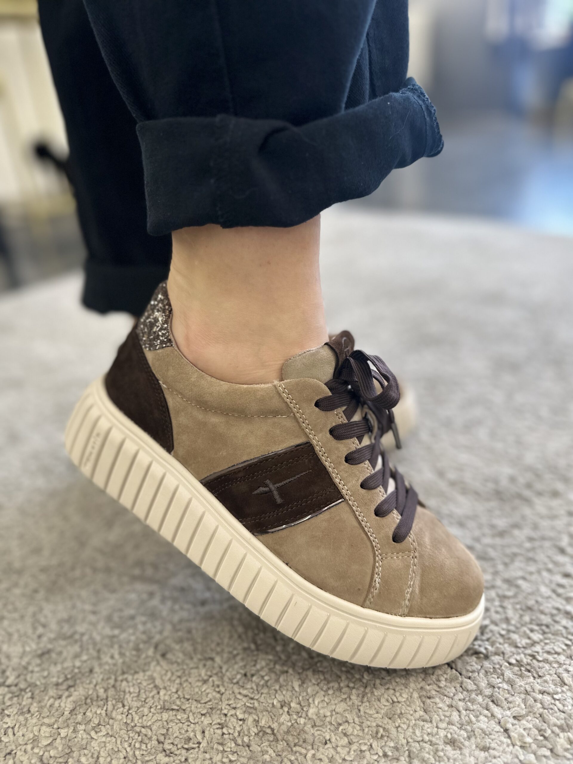 Sneakers taupe Tamaris